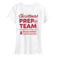 thumbnail image 1 of Instant Message - Christmas Prep Team - Women's Short Sleeve Graphic T-Shirt, 1 of 5