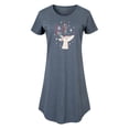 thumbnail image 1 of Instant Message - Christmas - Reindeer Antlers Are Ornament Hangers - Women's Any Way Dress, 1 of 6