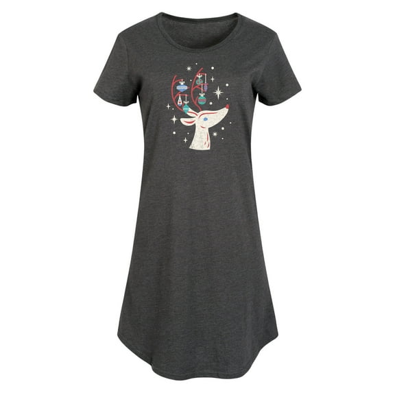 Instant Message - Christmas - Reindeer Antlers Are Ornament Hangers - Women's Any Way Dress