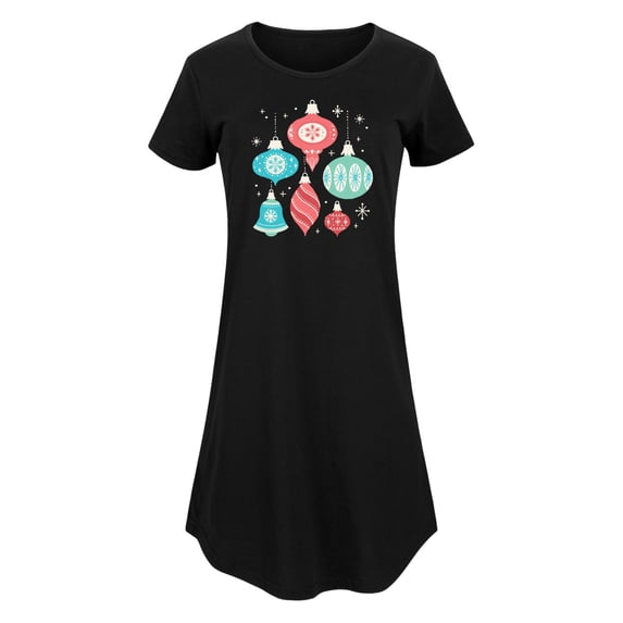 Instant Message - Christmas - Retro Ornaments - Women's Any Way Dress