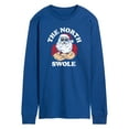 thumbnail image 1 of Instant Message - Christmas Santa Claus North Swole - Men's Long Sleeve T-Shirt, 1 of 6