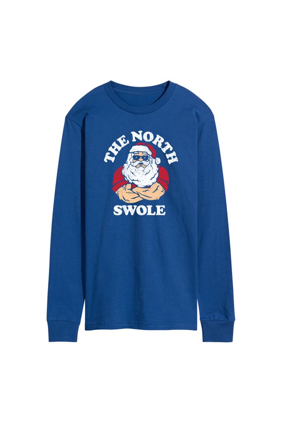 - Christmas Santa Claus North Swole - Men's Long Sleeve T-Shirt