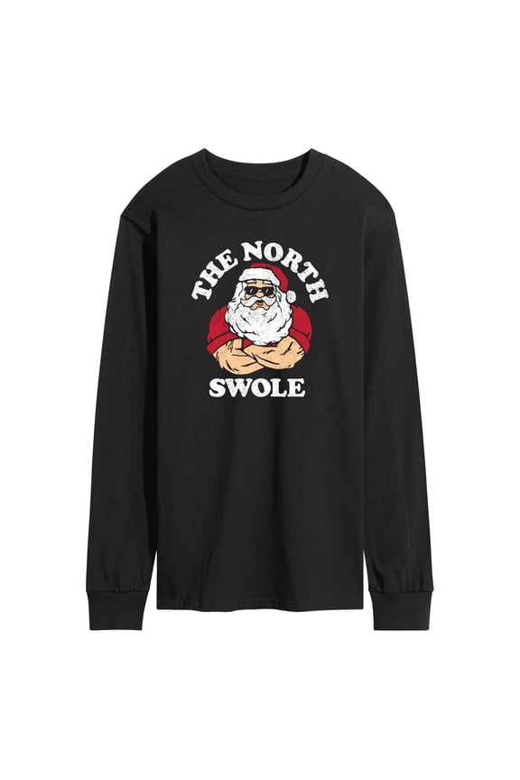 - Christmas Santa Claus North Swole - Men's Long Sleeve T-Shirt