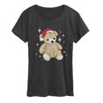 thumbnail image 1 of Instant Message - Christmas Teddy Bear - Women's Short Sleeve Graphic T-Shirt, 1 of 5