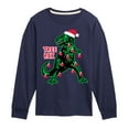 thumbnail image 1 of Instant Message - Christmas Tree Rex - Kids Long Sleeve Tee, 1 of 6
