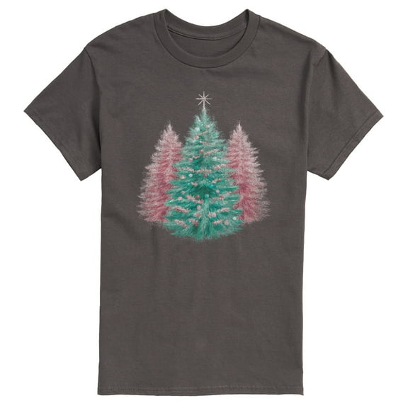 Instant Message - Christmas Tree Tonal Washed - Men's Short Sleeve Graphic T-Shirt