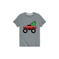 thumbnail image 1 of Instant Message - Christmas Tree Truck - Youth Short Sleeve Tee, 1 of 5