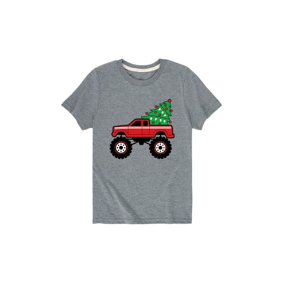 Instant Message - Christmas Tree Truck - Youth Short Sleeve Tee