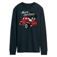 thumbnail image 1 of Instant Message - Christmas Truck - Men's Long Sleeve T-Shirt, 1 of 5