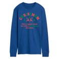 thumbnail image 1 of Instant Message - Christmom - Men's Long Sleeve Graphic T-Shirt, 1 of 5