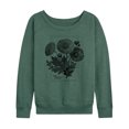 thumbnail image 1 of Instant Message - Chrysanthemum Figure - Women's Lightweight French Terry Long Sleeve Shirt, 1 of 6