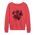 thumbnail image 1 of Instant Message - Chrysanthemum Figure - Women's Lightweight French Terry Pullover, 1 of 6