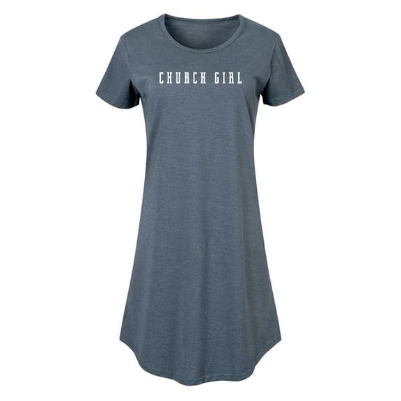 Instant Message - Church Girl Graphic T-shirt Dress