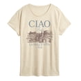 thumbnail image 1 of Instant Message - Ciao Bella Women's Short Sleeve Graphic T-Shirt, 1 of 6