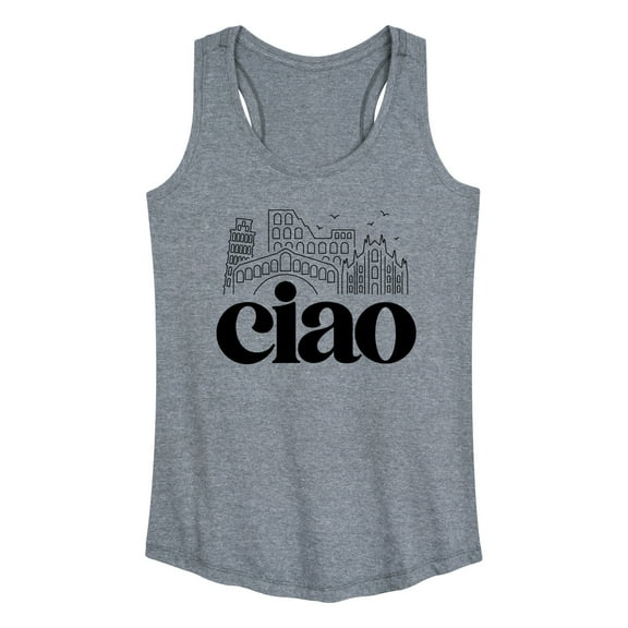 Instant Message - Ciao - Women's Racerback Tank Top