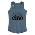 thumbnail image 1 of Instant Message - Ciao - Women's Racerback Tank Top, 1 of 6