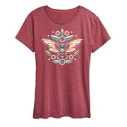 INSTANT MESSAGE - Cicada Flowers - Women's Short Sleeve Graphic T-Shirt
