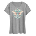 thumbnail image 1 of Instant Message - Cicada Flowers - Women's Short Sleeve Graphic T-Shirt, 1 of 6