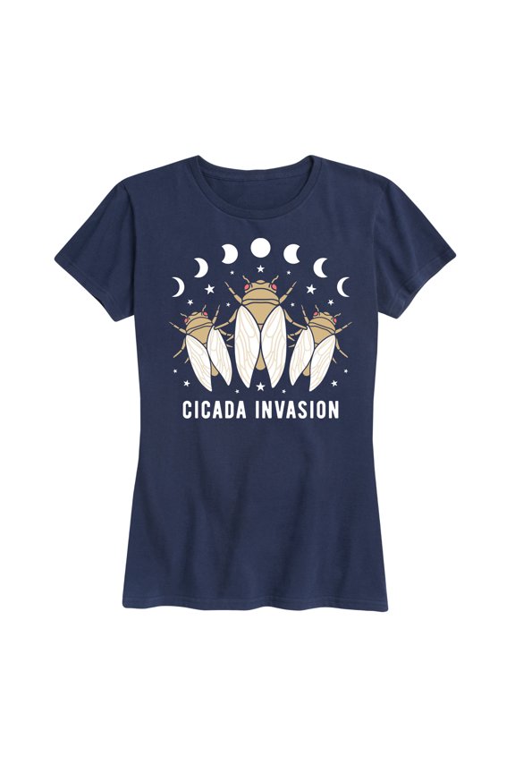 Instant Message - Cicada Invasion - Women's Short Sleeve Graphic T-Shirt