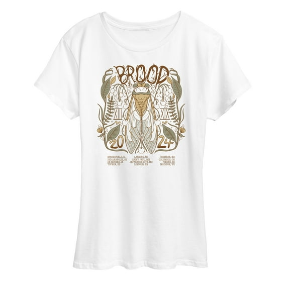 Instant Message - Cicada World Tour - Women's Short Sleeve Graphic T-Shirt