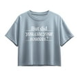 thumbnail image 1 of Instant Message - Cite Sources - Youth Girl Short Sleeve Boxy Tee, 1 of 5