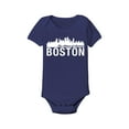 thumbnail image 1 of Instant Message - City Skyline BOSTON - Infant Baby One Piece, 1 of 5
