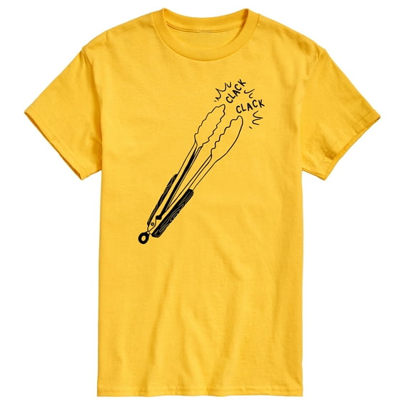Instant Message - Clack Clack Tongs - Cooking - Men's Short Sleeve Graphic T-Shirt