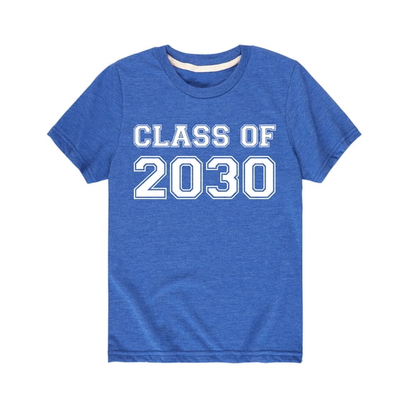 Instant Message - Class Of 2030 Varsity Letters - Youth Short Sleeve Tee