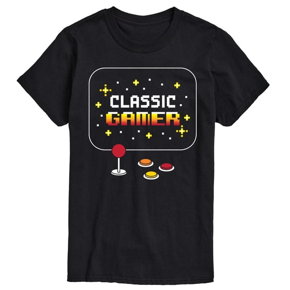 Instant Message - Classic Gamer - Retro Arcade - Men's Short Sleeve Graphic T-Shirt