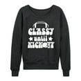 thumbnail image 1 of Instant Message - Classy Until Kickoff - Women's Lightweight French Terry Long Sleeve Shirt, 1 of 6