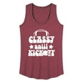 thumbnail image 1 of Instant Message - Classy Until Kickoff - Women's Racerback Tank Top, 1 of 6