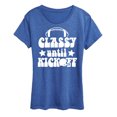 thumbnail image 1 of Instant Message - Classy Until Kickoff - Women's Short Sleeve Graphic T-Shirt, 1 of 7