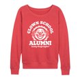 thumbnail image 1 of Instant Message - Clown School Alum - Women's Lightweight French Terry Pullover, 1 of 6