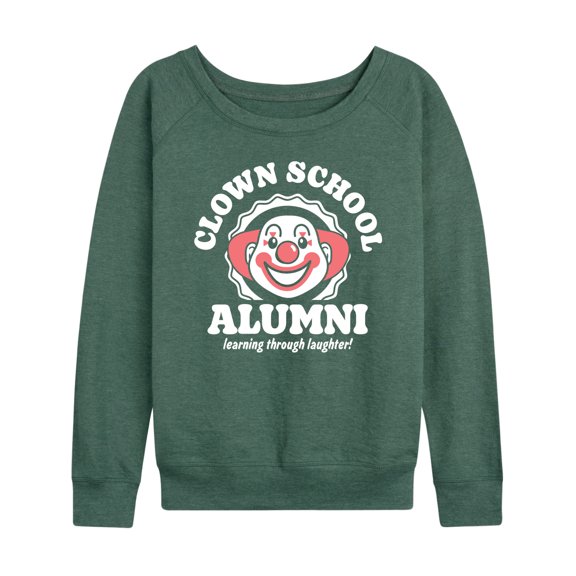 Instant Message - Clown School Alum - Women's Lightweight French Terry Long Sleeve Shirt