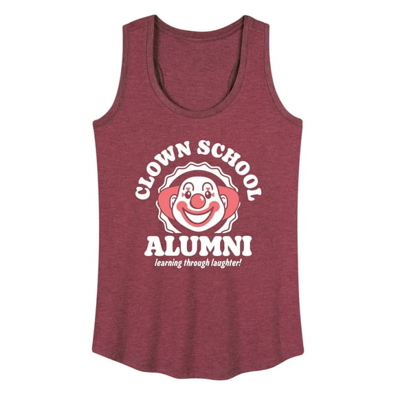Instant Message - Clown School Alum - Women's Racerback Tank Top