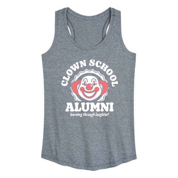 Instant Message - Clown School Alum - Women's Racerback Tank Top