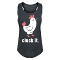thumbnail image 1 of Instant Message - Cluck It Chicken - Women's Racerback Tank, 1 of 5