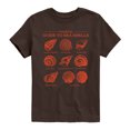 thumbnail image 1 of Instant Message - Guide to Sea Shells - Youth Boys Short Sleeve Graphic T-Shirt, 1 of 4