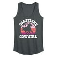 thumbnail image 1 of Instant Message - Coastline Cowgirl - Women's Racerback Tank Top, 1 of 6