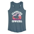 thumbnail image 1 of Instant Message - Coastline Cowgirl - Women's Racerback Tank Top, 1 of 6