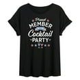 thumbnail image 1 of Instant Message - Cocktail Party - Women's Oversized T-Shirt, 1 of 5