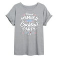 thumbnail image 1 of Instant Message - Cocktail Party - Women's Oversized T-Shirt, 1 of 5