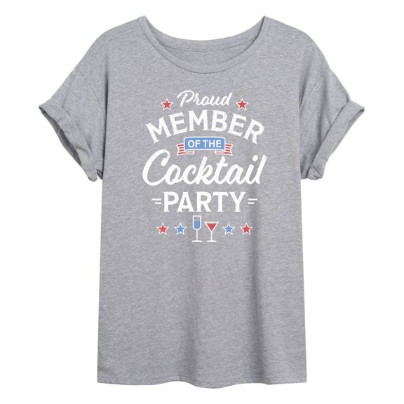 Instant Message - Cocktail Party - Women's Oversized T-Shirt