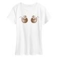 thumbnail image 1 of Instant Message - Coconut Drinks Short Sleeve Graphic T-Shirt, 1 of 5