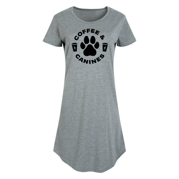 Instant Message - Coffee And Canines - Women's Any Way Dress