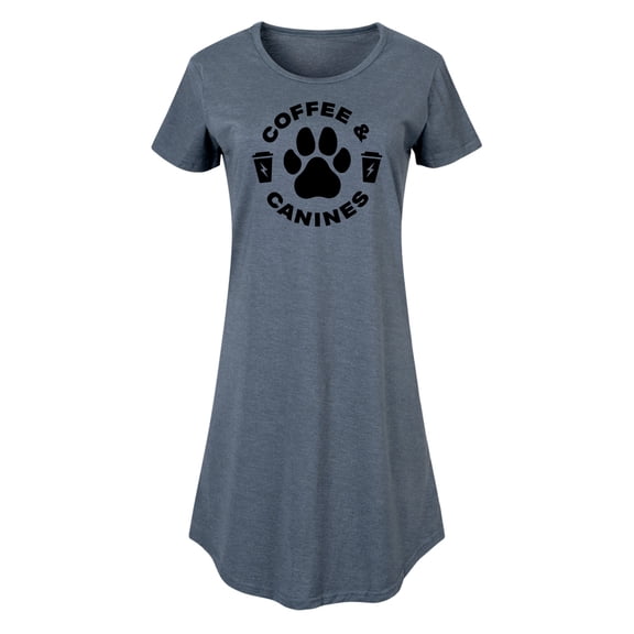 Instant Message - Coffee And Canines - Women's Any Way Dress