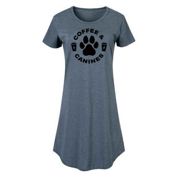 Instant Message - Coffee And Canines - Women's Any Way Dress