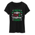 thumbnail image 1 of Instant Message - Coffee Chaos Christmas Cookies - Women's Short Sleeve Graphic T-Shirt, 1 of 5