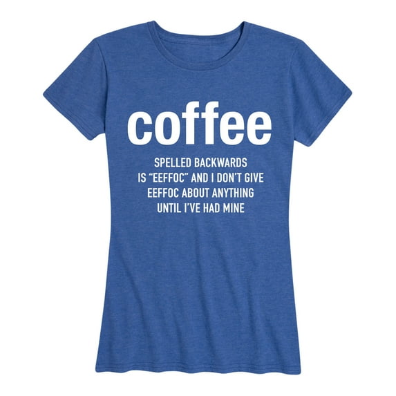 Instant Message - Coffee Eeffoc - Women's Short Sleeve Graphic T-shirt