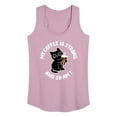 thumbnail image 1 of Instant Message - Coffee Is Strong - Women's Racerback Tank Top, 1 of 6